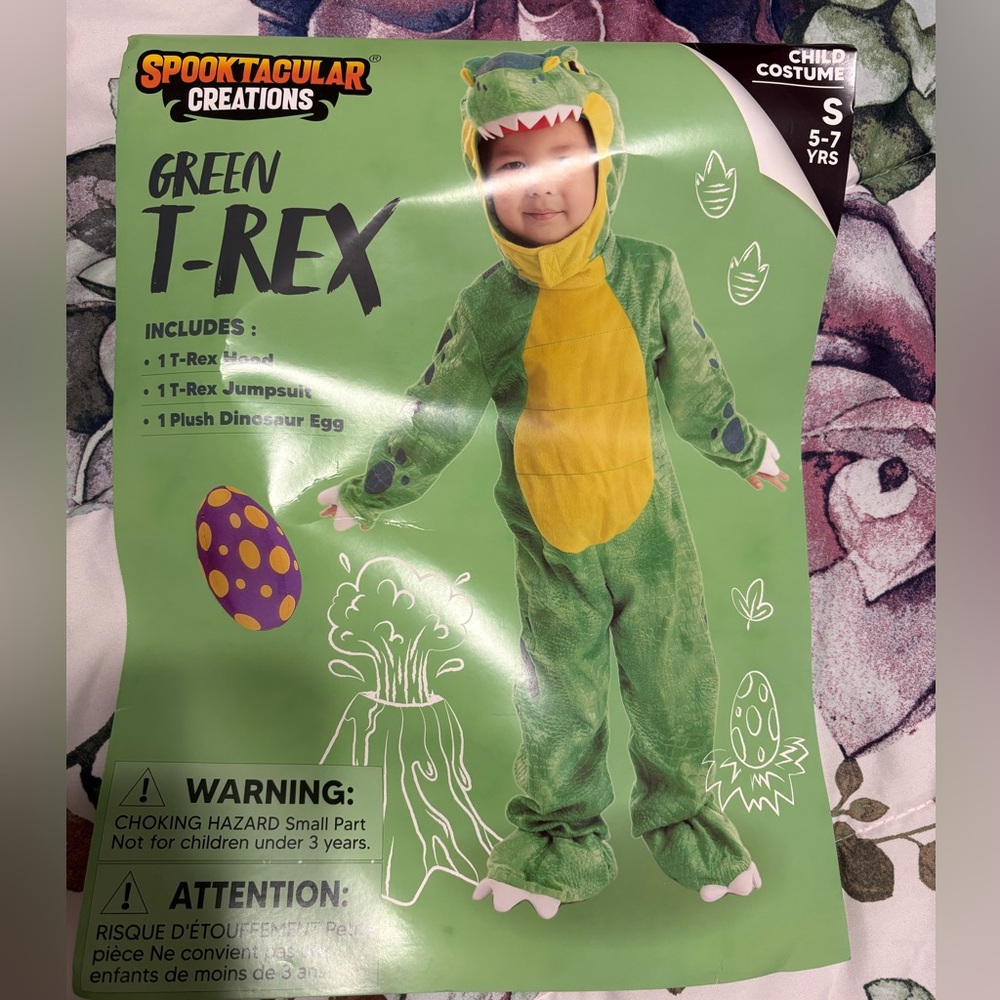 T-Rex Kids Costume - Small (5-7 yrs)